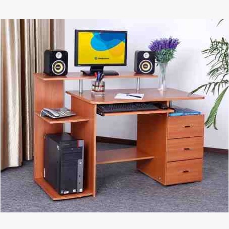 This is L Shaped Computer Desk. Code is HPD549. Product of Furniture - Computer table or study table for small room. Space saving computer desk. Al Habib