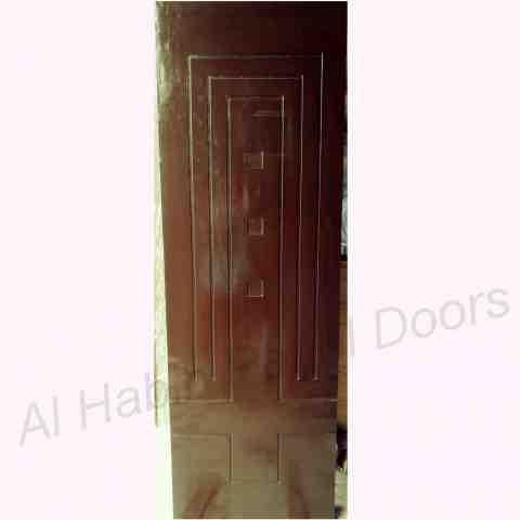This is Fiber Door 3 panel Dayyar Color. Code is HPD143. Product of Doors - - Fiber Panel Door - Al Habib