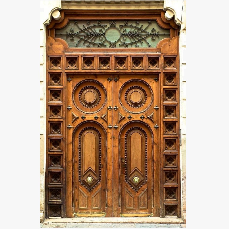 Antique Indian Style Hand Carved Door Design