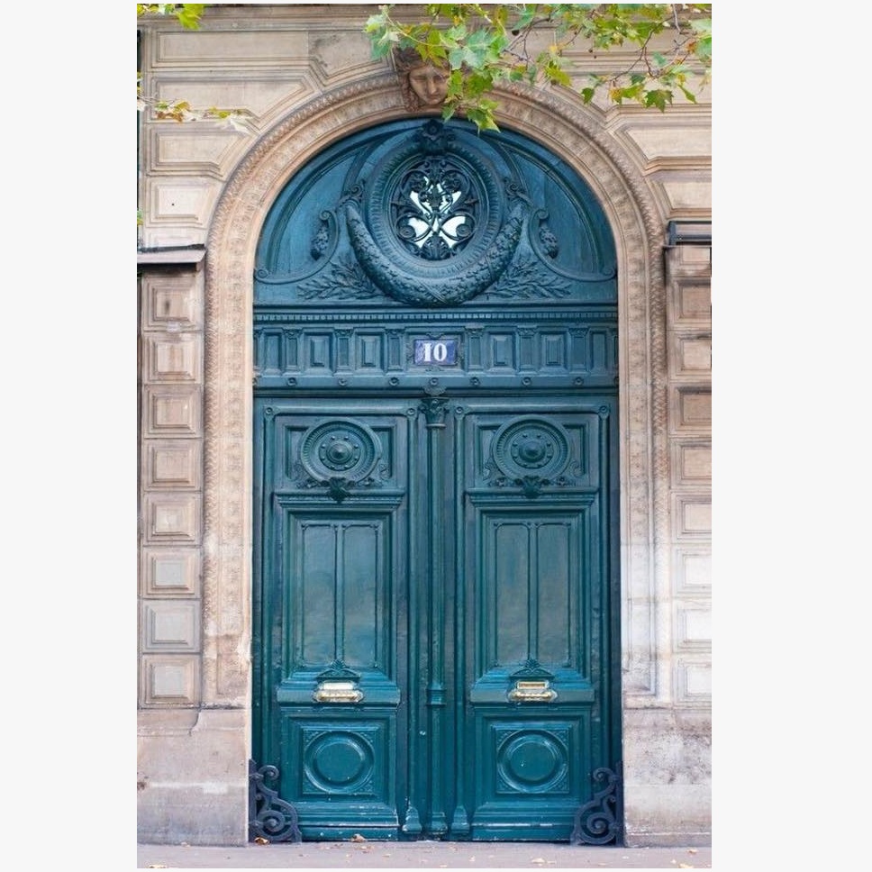 Antique Polished Wooden Door