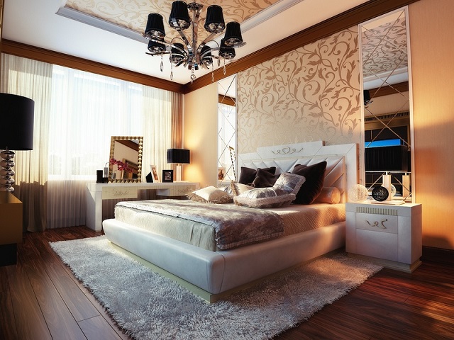 Cream Beige Bedroom Design