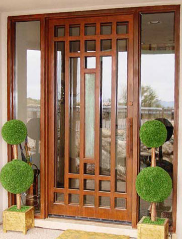 Glass Front Door Design