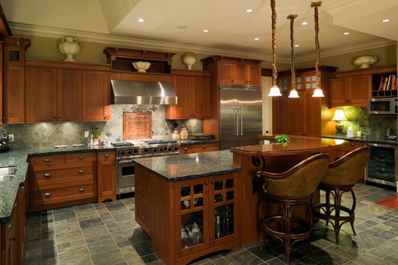 Luxurious Traditional Cozy Kitchen Design