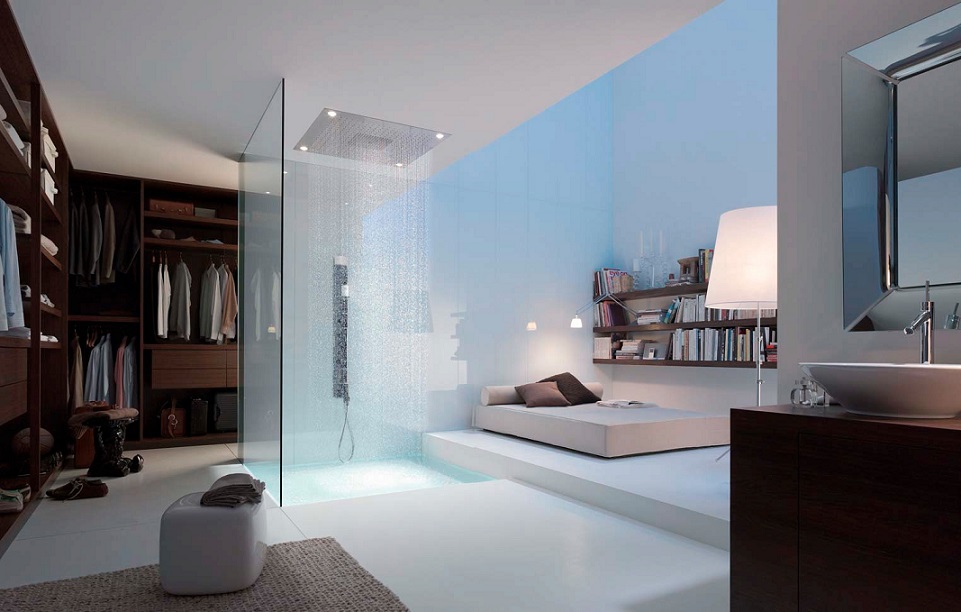 Master Bedroom Attached Shower Design