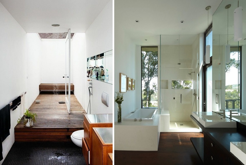 Modern Ceiling Shower Room Design