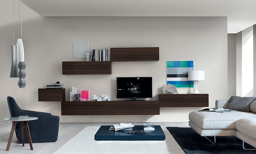 Modern Lcd Cabinet Wall Furniture For Living Room Area