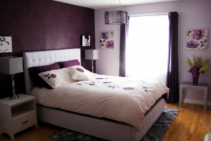 Newest Purple Bedroom Design