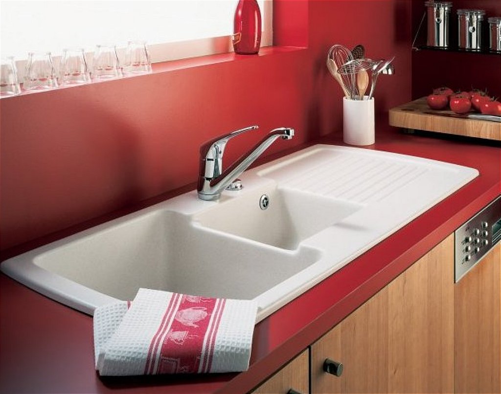 Terrific White Kitchen Sink Design