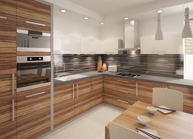 UK Based High Gloss Kitchen Cabinet Design