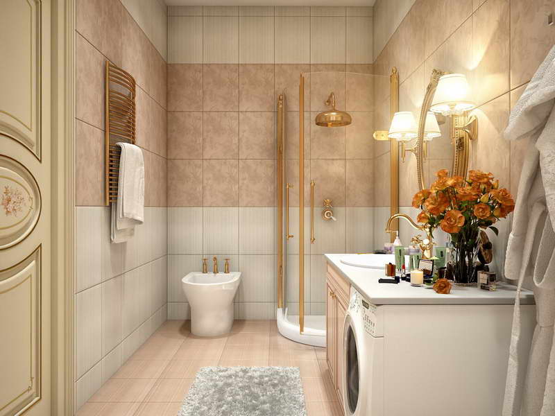 Unique Bathroom Decoration Simple Design