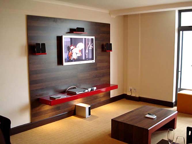 Wall Design For LCD Cabinet
