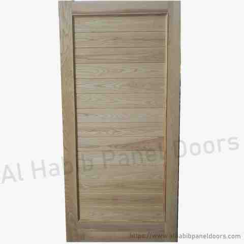 Solid Ash Wood Door Design