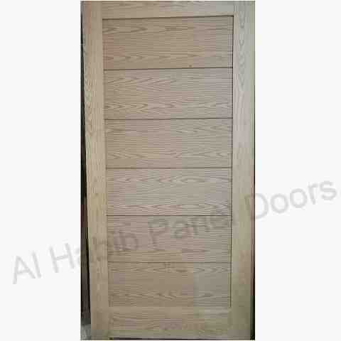 Ash Wood Door With Ash Mdf Semi Solid Door