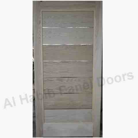 Solid Ash Wooden Frame With Ash Mdf And Aluminum Strips On Door