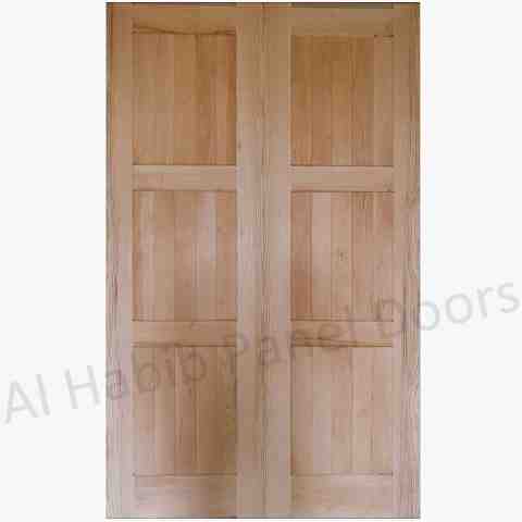 Ash Wood Main Double Door