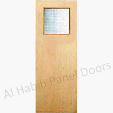 Commercial Ply Flush Door With Glass