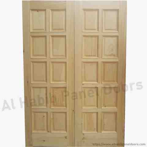 Diyar Solid Wood Main Double Door