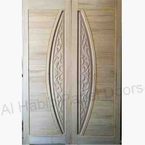 Diyar Wood Main Double Door  With Hand Carving