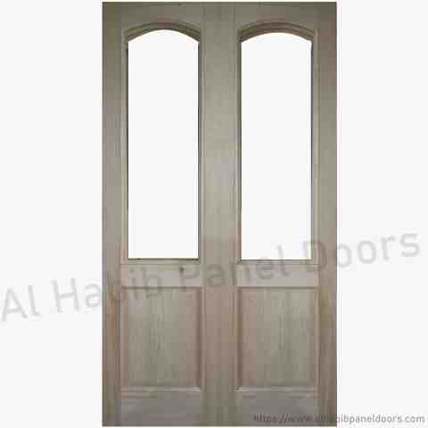 Kail Wood Glas Door Two Panel