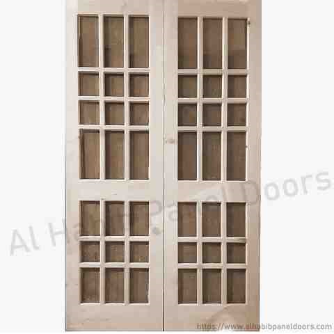 Imported Kail Wood Wire Mesh Double Door