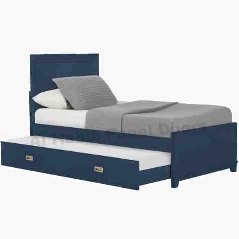 Kids Navy Blue Double Bed