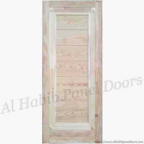 Modern Local Kail Wood And Yellow Pine Combination Door