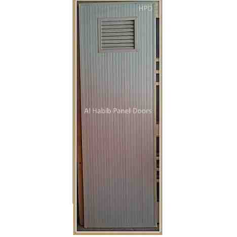 Pvc Door With Louvers White