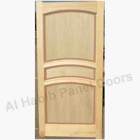 Semi Solid Kail Wood Door With Ash Mdf