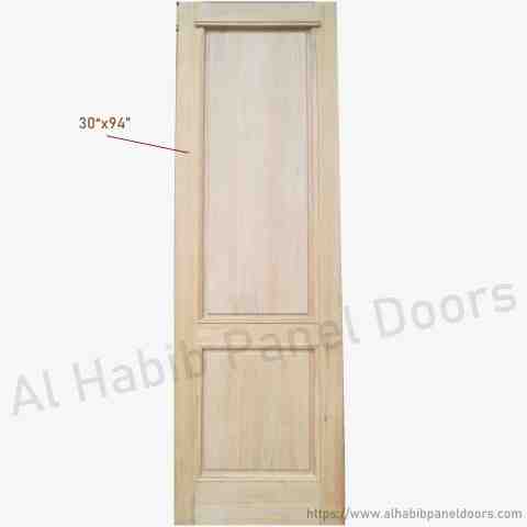 Solid Kail Wood Door Two Panel