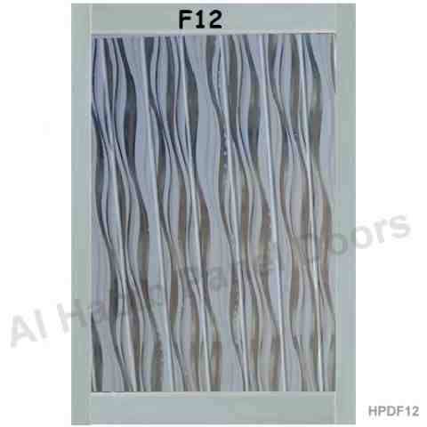 White And Silver PVC Door Color F12