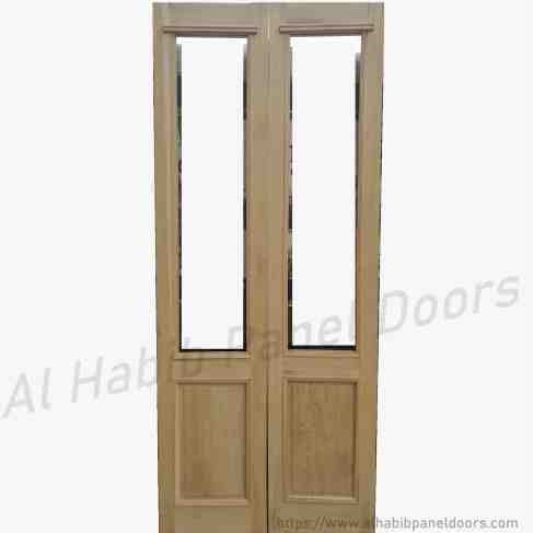 Kail Wood Door With Glass
