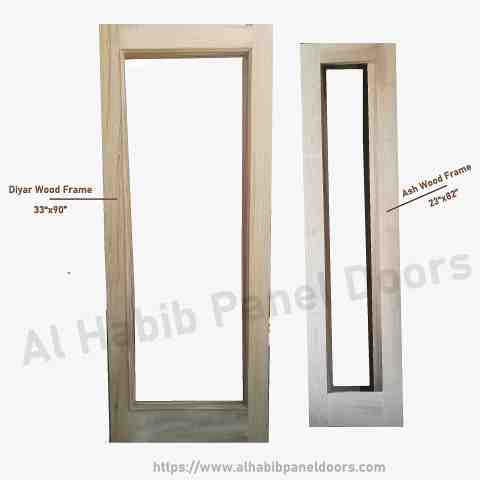 Wooden Door Frame For Glass