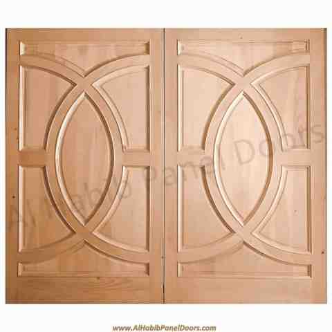 This is Solid Wood Double Door. Code is HPD331. Product of Doors - Solid Wooden Main Doors in Pakistan, Spain, England, Main Doors, Double Door, Dayyar Wooden Main Doors, Ash Wood Main Doors, 6 Panel Double Door -  Al Habib